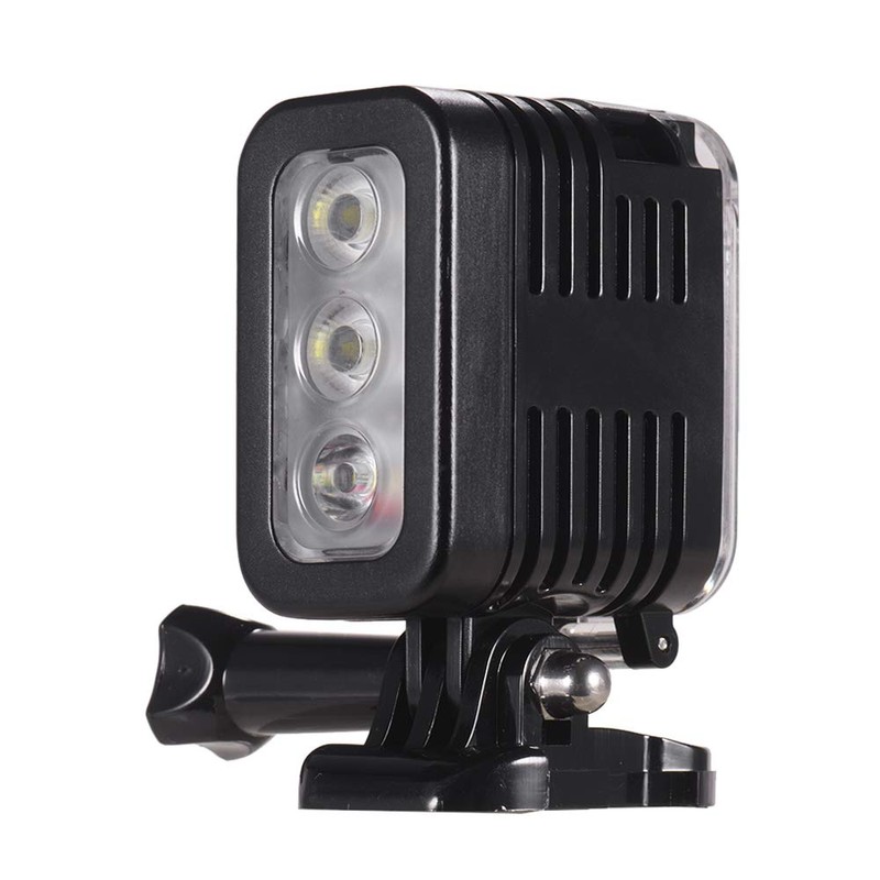 Waterproof LED Video Light Diving Light 5500-6000K 300Lux Underwater 30m