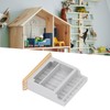 Dollhouse Cabinet Miniature Model Fine Workmanship Composite Wood Miniature Display