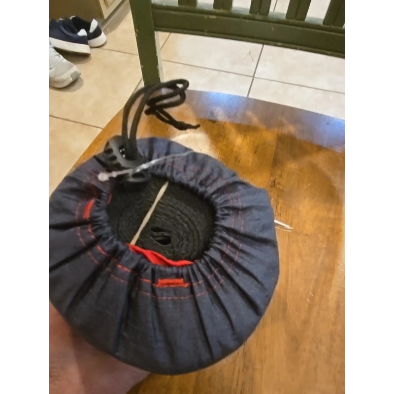 Wise Owl Outfitters Camping Hammock w/Tree Straps, Large - Burgundy/NavyB