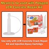 Polygem LCR Injection Ports for Concrete Repair, 7-Pack with Attached