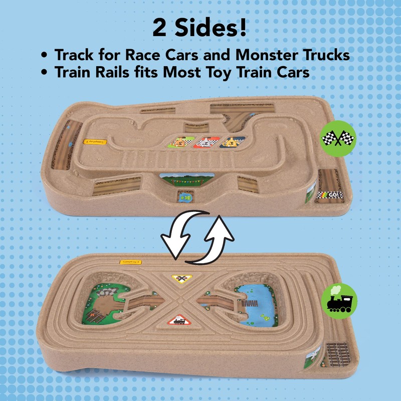 Simplay3 Portable Carry and Go Kids Race Track Toy Car