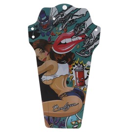 Acouto Mountain Fenders Mudguard Front and Rear Mud Guard for Downhill Folding Womens Mountain Accessories Mountain Mud Guards (Color Beauty Model)
