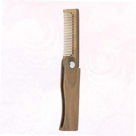 WOONEKY Wooden Comb for Beard Styling Compact Portable Men's Grooming Essential
