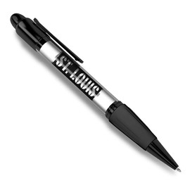 1 x Black Ballpoint Pen - St. Louis Missouri USA American Flag #40541