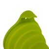 RSVP International Silicone Funnel Collapsible, Dishwasher Safe, 5.25x4.25x5.75" Fully Extended,