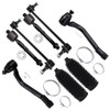 SCITOO 8pcs Front Suspension Kit Inner Outer Tie Rod End