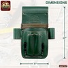 Graintex AH2767 Ambassador Series Emerald Green Multi Tool Pouch, Hammer