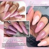 UR SUGAR UV Nagellack Rosa Glitzer, Schellack Nagellack Rosa Gel