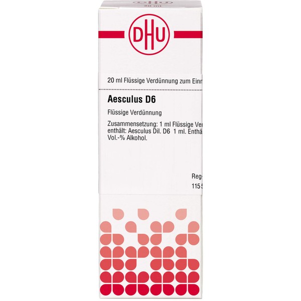DHU Aesculus D6 Dilution, 20 ml Solution