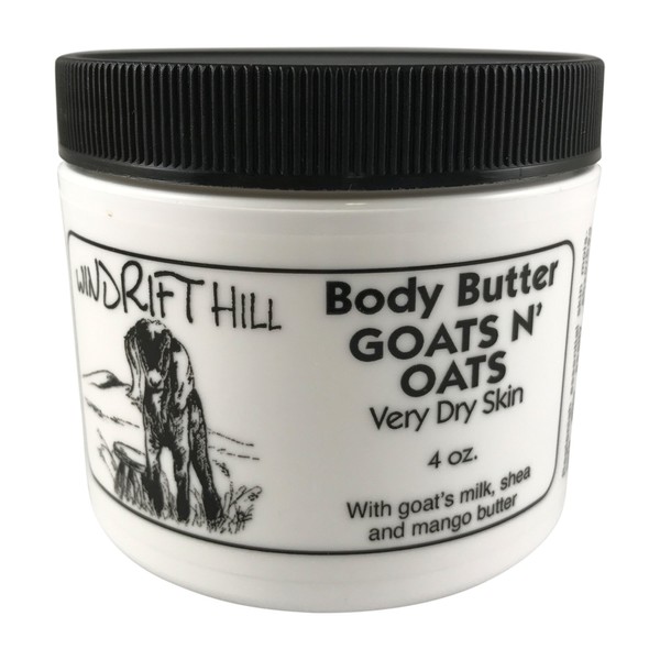 Windrift Hill Body Butter for Very Dry Skin (Goats N' Oats (Almond))