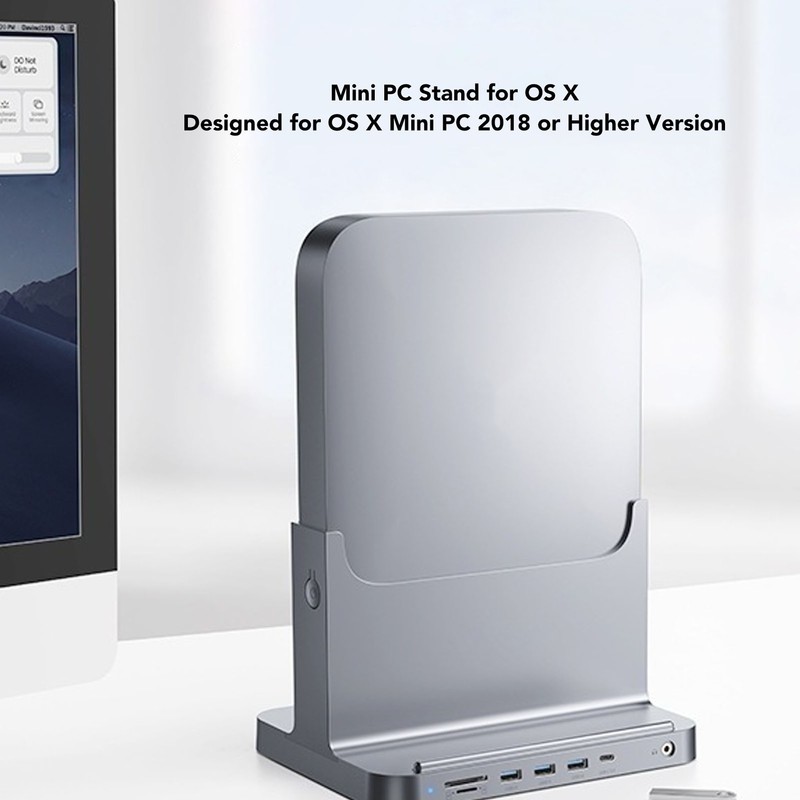 Vertical PC Stand 8 in 1 Docking Station Stable Signal