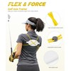 CMOSAF Golf Swing Trainer,Golf Axis Trainer, Adjustable Swing Aid Strap