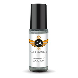 CA Perfume Impression of Cocao Noir for Women Perfume Oil Amber Woody Scent Long Lasting Perfumes for Women Travel Size Mini Perfume Sample TSA Ready Body Oil Roll-on 0.14 Fl Oz 4ml