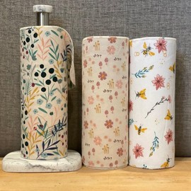 Paperless “Paper” Towels 12- 10”x12” 1- ply /Eco-friendly Kitchen/Kitchen Decor/Reusable Cloth Towels/Sustainable Living with Zero Waste - Quilt blocks: Love your planet