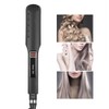 Electric Hair Straighter Silicone Strip Straightening Curling Hair Styling Flat