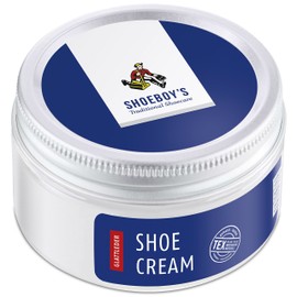 Shoeboy's Shoe Cream - pflegende Schuhcreme im Tiegel für hochwertige Glattleder, schwarz, 1er Pack (1 x 50 ml)