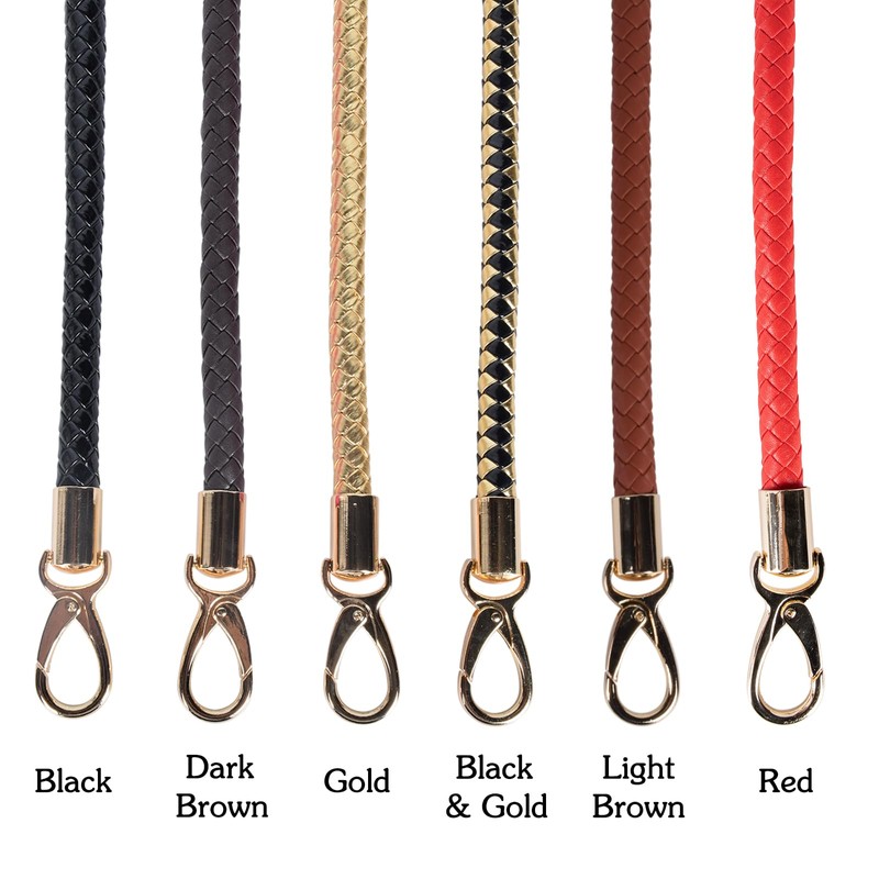besbomig Pack of 2 Bag Handle Replacement Straps PU Bag