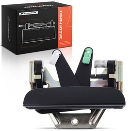 A-Premium Tailgate Handle Liftgate Latch Handle Compatible with Dodge Dakota 1997-2010 & Mitsubishi Raider 2006-2009, Smooth Black