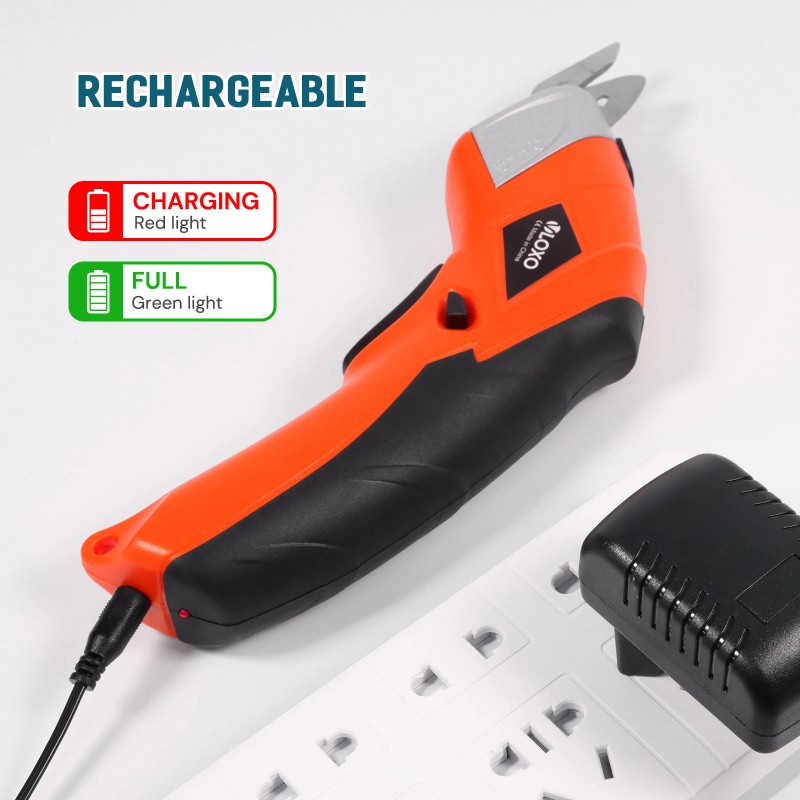 Lithium Battery Electric Power Scissors 3.6 Volt Fabric Electric Cutter