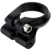 Seatclamp, Alloy, Black, With Socket For Mounting A Rear Carrier,