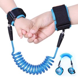 Children's Lead, 2.5 m Children's Lead, Lead for Children, Dog Lead for Children, Children's Wrist Lead, Lead for Children, Baby Children, Safty Anti-Lost Walking Children's Lead Wrist (Blue)