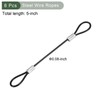 YOKIVE 6 Pcs Safety Cable Locks, Stainless Steel Security Wire