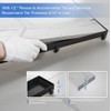 24-Inch Linear Shower Drain with Tile Insert Grate, SUS 304