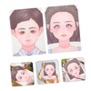 SEWACC 2pcs Washable Face Painting Board for Makeup Practice Reusable