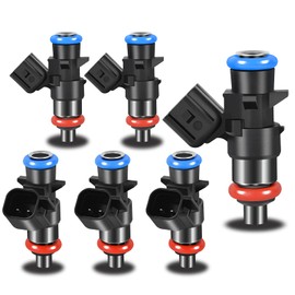 USUCRRE Upgraded Fuel Injectors Compatible with Chrysler 200/300 2011 2012 2013 2014 2015 2016 2017,for Dodge Avenger 2011-2014,for Jeep Wranger 2012-2017 6 Pack Injectors 0280158233
