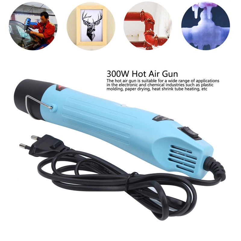 Heat Gun, 300W, Variable Temperature Control, Electric Heat Gun with