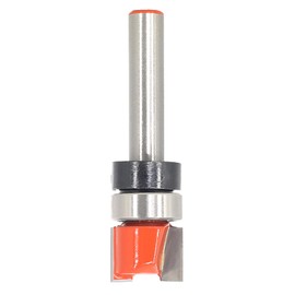 Akylin Pattern/Template Flush Trim Router Bit - 1/4" Shank, 1/2" Cutting Dia, 3/8" Cutting Length