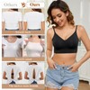Niwicee Bra Women's Without Underwire Bra Backless for Women, Convertible