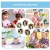 Bunny Easter Decorations, 5pcs 2D Acrylic Rabbit Climbing Tree Hole