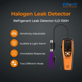 Elitech Elitech HVAC Refrigerant Leak Detector Heated Diode Sensor Halogen Freon Sniffer, Air Conditioning Detection, R22 R410A R134A R1234YF CFCs HCFCs HFCs, ILD-100H