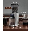 AMZCHEF Coffee Grinder, Coffee Bean Grinder for Home Use with