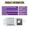 SATUY 4Pcs DHT22/AM2302 Digital Temperature Humidity Sensor Module with Cable,