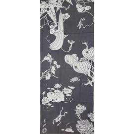 Geishido T-9 Tenugui Wakashi Garden Gray