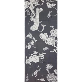 Geishido T-9 Tenugui Wakashi Garden Gray