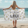 KSDUT Best Nana Gifts Beach Towel - Banana Great Nana