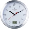 St. Leonhard Radio Wall Clock: Bathroom Radio Wall Clock with