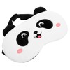 KOMBIUDA Plush Sleep Mask for Adults Cute Cartoon Panda Design