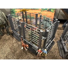 (6x) Custom Dinosaur Fence Panels for Toy Jurassic Park Dinosaurs | Robust