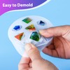 KISREL Resin Molds Silicone, Dice Epoxy Resin Molds with 7