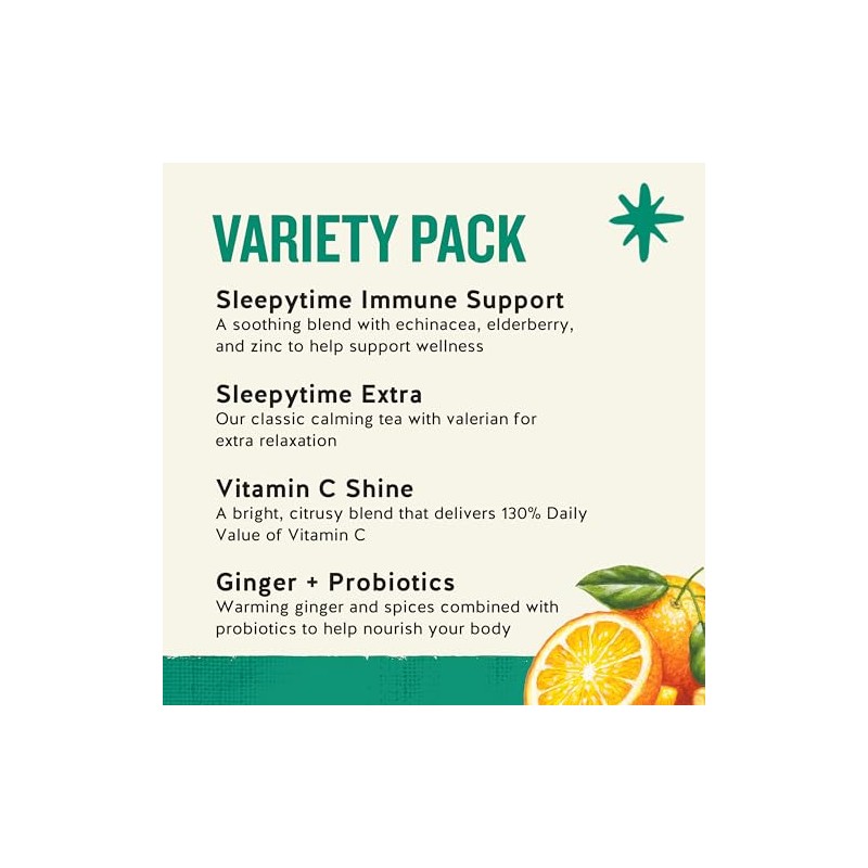 Celestial Seasonings Paquete Variado Everyday Wellness Cafeína Caja Bolsas