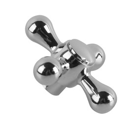 VOANZO Plum Cross Wheel Handle Faucet Switch for Bathroom Kitchen Sink Faucet Control Easy Turn Operation Durable Faucet Valve Handle