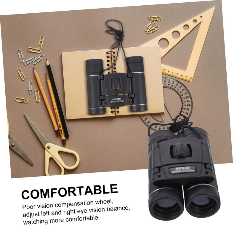 MERRYHAPY Mini Binoculars Compact Boys and Girls Binoculars 40x22 Outdoor
