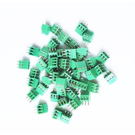 20pcs E-Simpo® 2.54mm 3Pin Pitch 0.1 Inch Rated 150V6A 24-12AWG Breadboard PCB to Wire Screw Terminal Block Connector(2.54mm 3P)