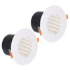 PATIKIL 4 Inch Round Air Vent Spring Loaded, 2pcs ABS