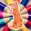 Pencil Case Dino Pencil Case Plush with Zip 36 x