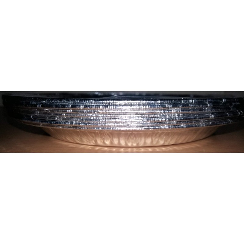 Zoom Round Aluminium Foil Pie Plate Dish 197mmx16mm Bake Oven